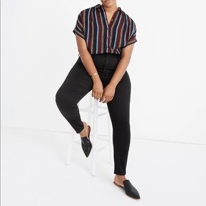 Madewell 27P Petite Curvy High-Rise Skinny Jeans in Carbondale Wash